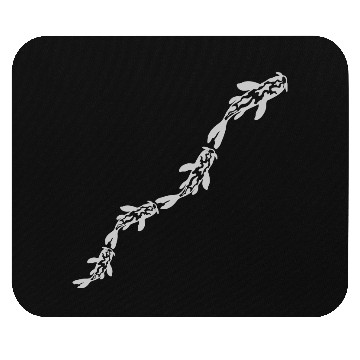 Discover row koi fish nishikigoi Mouse Pads