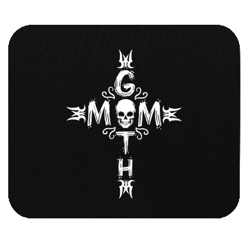 Discover Goth Mom Mother's Day Gothic Skull Bone Mama Gift Mouse Pads