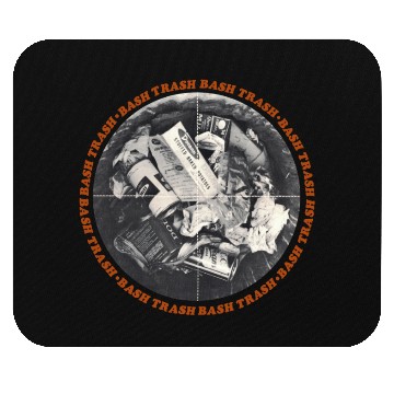 Discover "BASH TRASH" Reduce Reuse Recycle Climate Ecology Mouse Pads