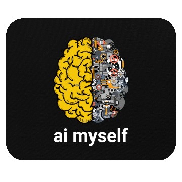 Discover Human Machine Brain - Next Step in Evolution - AI Mouse Pads