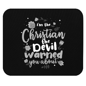 Discover Christian the Devil Warned You About Christian Mouse Pads