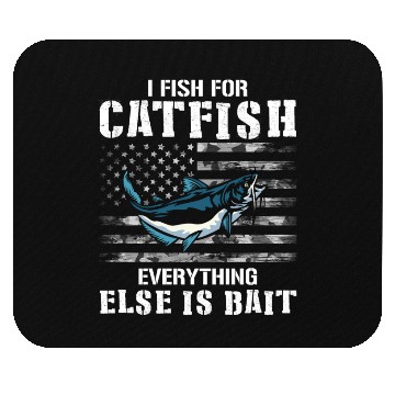 Discover I Fish For Catfish Everything Else Is Bait - Wels Mouse Pads