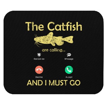 Discover Cory Catfish Are Calling For A Catfish Hunter Mouse Pads