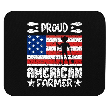 Discover Proud American Farmer Mouse Pads