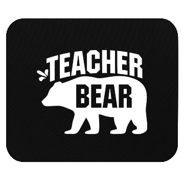 Discover Teacher Bear Mouse Pads