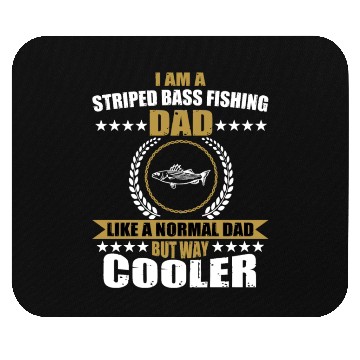 Discover Striped Bass Fishing Dad Mouse Pads