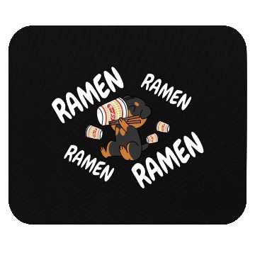 Discover Rottweiler Instant Ramen Noodles Mouse Pads