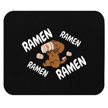 Discover Goldendoodle Instant Ramen Noodles Mouse Pads