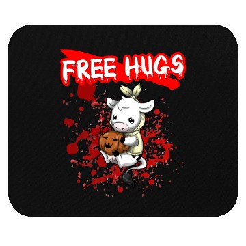 Discover Free Hugs Halloween Sarcasm Scary Creepy Costume Mouse Pads