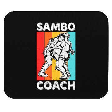 Discover Sambo Coach Training Fighter Martial Arts Mouse Pads