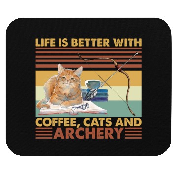 Discover Coffee Cats and Archery Mouse Pads