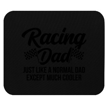 Discover Pit Crew Checkered Flag Car Racing Dad Mouse Pads