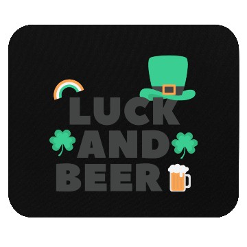Discover St. Patrick's Day Luck and Beer Mouse Pads