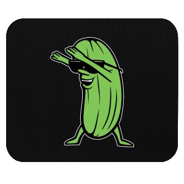 Discover Dabbing Pickle Mouse Pads
