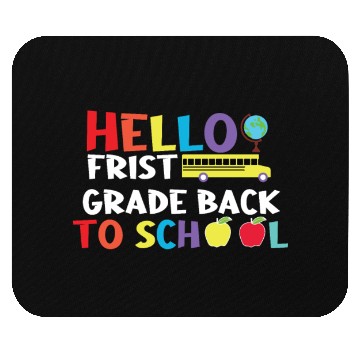 Discover hello frist grade back to school Mouse Pads