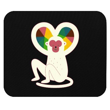 Discover love monkey Mouse Pads