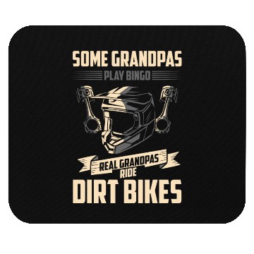 Discover Motocross Motorcyclists Mechanic Enduro Mouse Pads