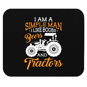 Discover Tractor Agriculture Nature Tractors Mouse Pads