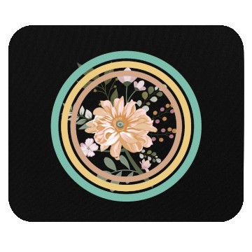 Discover Flower ring Mouse Pads