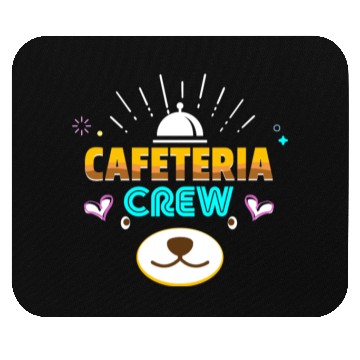Discover Cafeteria Crew School Lunch Lady Worker Squad Mouse Pads