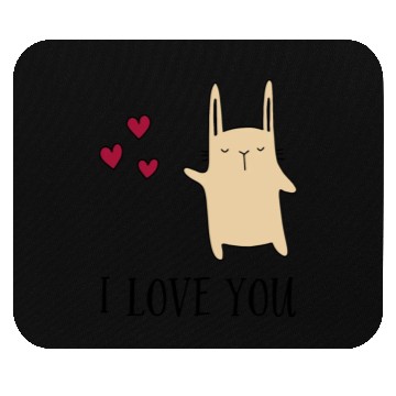 Discover i love you Mouse Pads