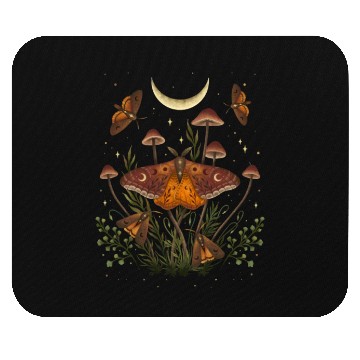 Discover Autumn Light Underwing Mouse Pads