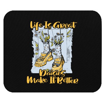 Discover Daisy Garden Gardening Gardener Mouse Pads