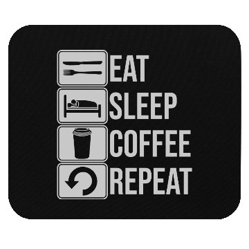 Discover coffee drink daily repeat Mouse Pads