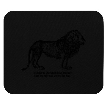Discover leader lion Mouse Pads