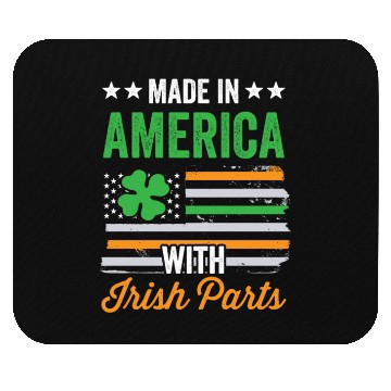 Discover Made In America With Irish Parts Ireland Gaelic Mouse Pads