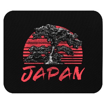 Discover Japan Cherry Blossom Country Mouse Pads