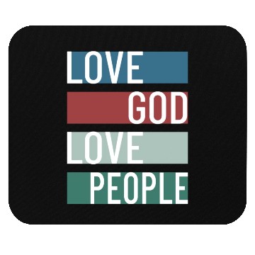 Discover Love God Love People Mouse Pads