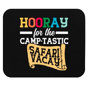 Discover Safari Vacation Camping Travel Guide Mouse Pads