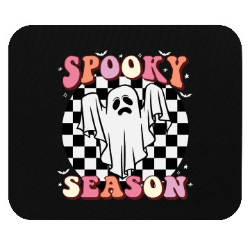 Discover Spooky Season Halloween Vintage Text Design Mouse Pads