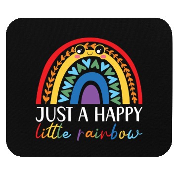 Discover Just A Happy Little Rainbow Whisperer Mouse Pads
