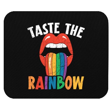 Discover Taste The Rainbow Lover Rainbow Whisperer Mouse Pads