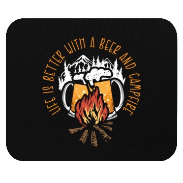 Discover Camping Camper Present Nature Lover Van Mouse Pads