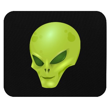 Discover alien , green, skull Mouse Pads