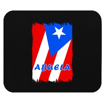 Discover Puerto Rico grandmother flags design Mouse Pads