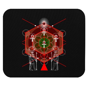 Discover Sacred Geometry Science Egyptian Mouse Pads