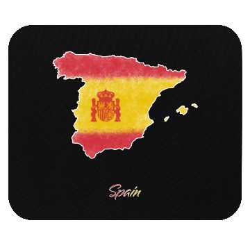 Discover Stylized Spain Map Mouse Pads