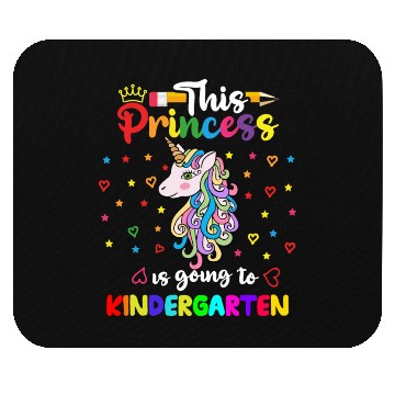 Discover Unicorn Princess Kindergarten Mouse Pads