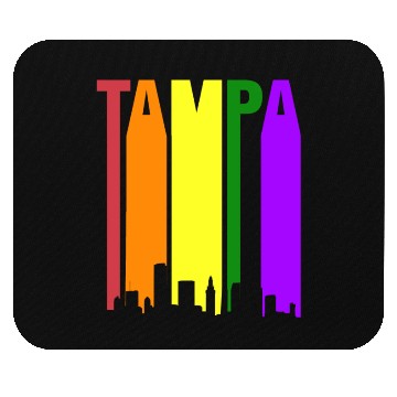 Discover Tampa Florida Gay Pride Rainbow Mouse Pads