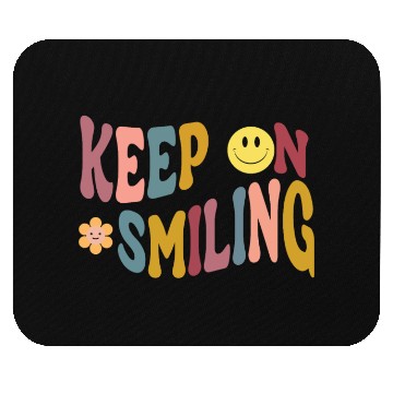 Discover Keep On Smiling Trendy Oversized Vintage Women's Mouse Pads