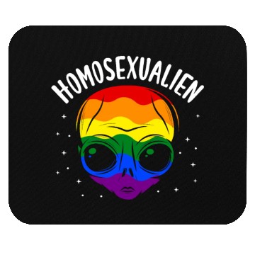 Discover Homosexualien LGBT Rainbow Flag Mouse Pads