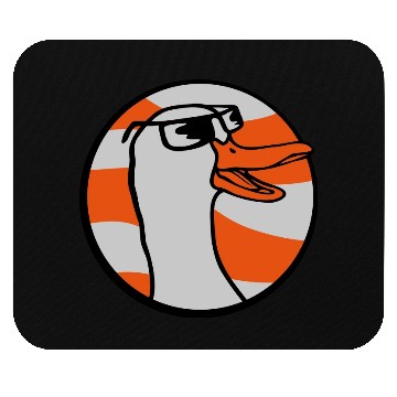 Discover Circle Logo Sunglasses Goose Mouse Pads