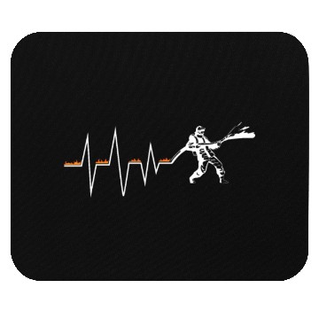 Discover Firefighter Present Fire Trucks Sirene Fire Flame Mouse Pads