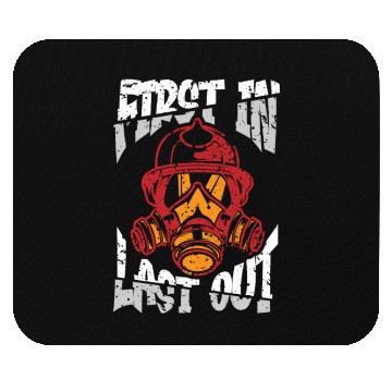 Discover Firefighter Present Fire Trucks Sirene Fire Flame Mouse Pads