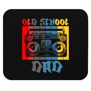 Discover Old School Dad Hip Hop Lover Mouse Pads