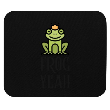 Discover FROG YEAH Funny Cute Frog Mouse Pads